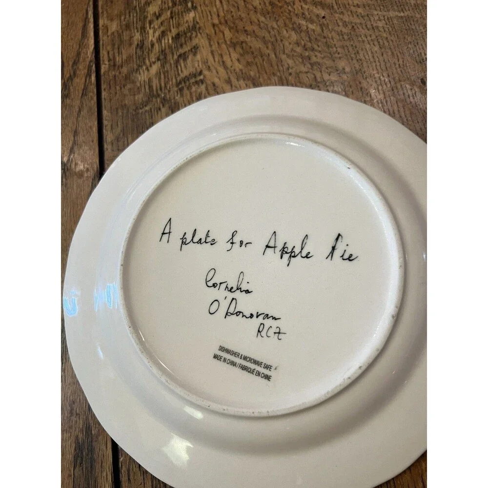 2 Anthropologie WOODLAND PICNIC Cornelia O'DONOVAN Rabbit A Plate For Apple Pie